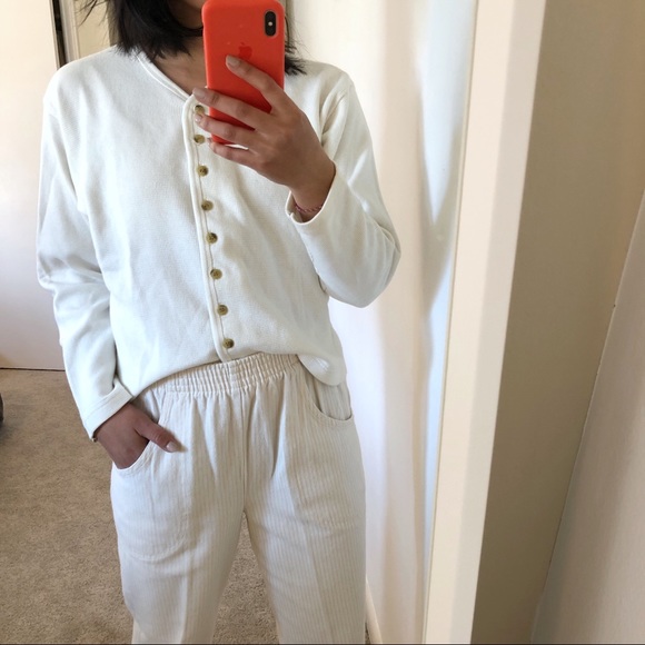 Reformation Sweaters - Vintage Button Front Thermal Cardigan Sweater